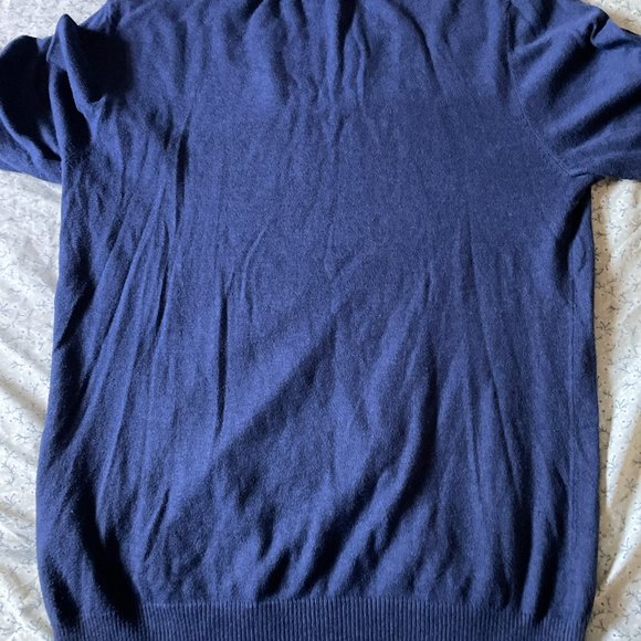 Old Navy Men's Navy Blue Lightweight Crew Neck Sweater Size Large - Picture 3 of 5